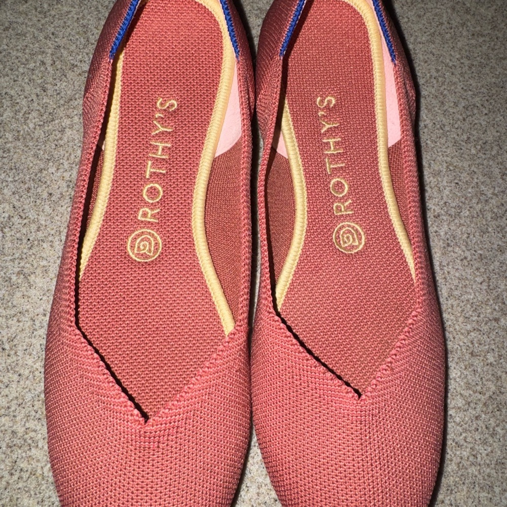 Rothy's Pink Coral and Flats
